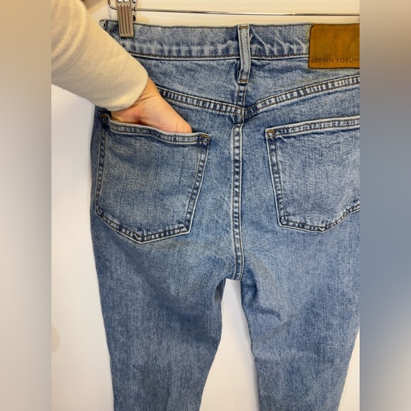 Denim Forum women’s jeans The Yoko High Rise Slim 28L size 27 - Picture 6 of 16